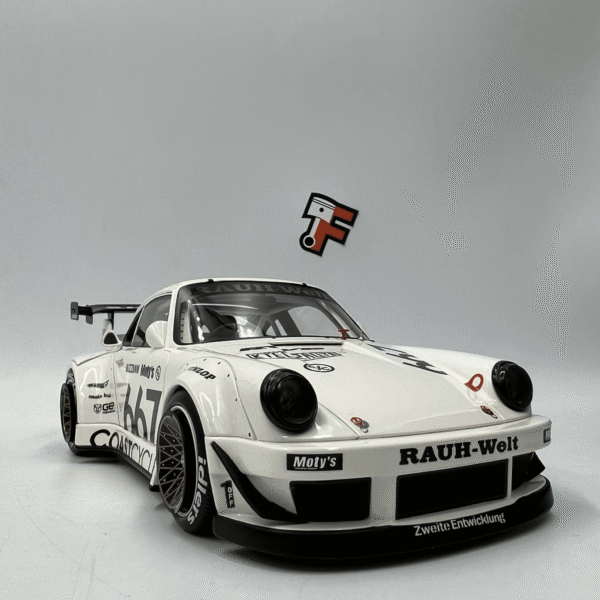 Porsche 911 964 RWB Rauh-Welt Coast Cycles White 2020