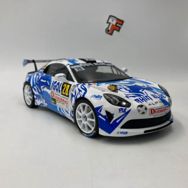 Miniature Alpine A110 Rallye du Var 2021 #28 Delecour 1/18 vendue en Suisse