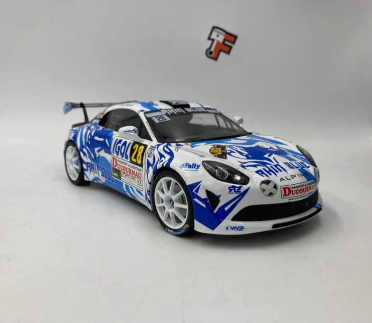 Miniature Alpine A110 Rallye du Var 2021 #28 Delecour 1/18 vendue en Suisse