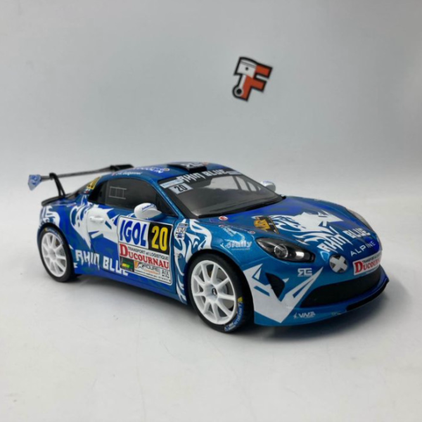 Miniature Alpine A110 Rallye du Var 2021 #20 Delecour 1/18 vendue en Suisse