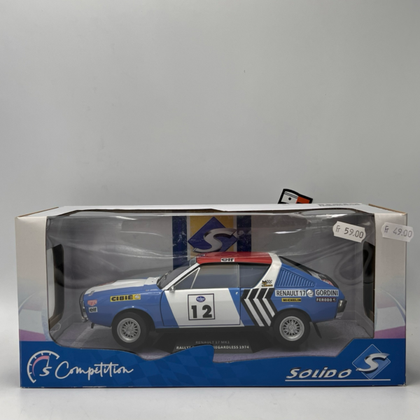 Renault 17 Gordini USA Rally #12 1974