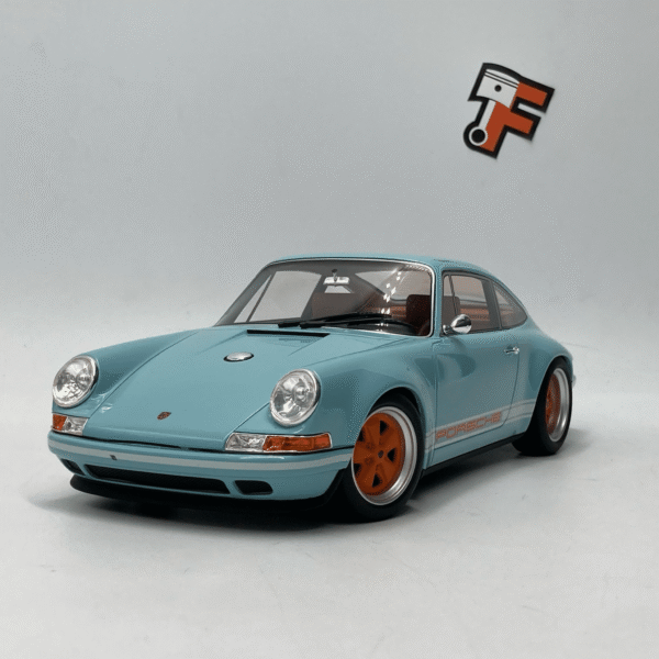 Porche 911 964 Singer Blue - Orange