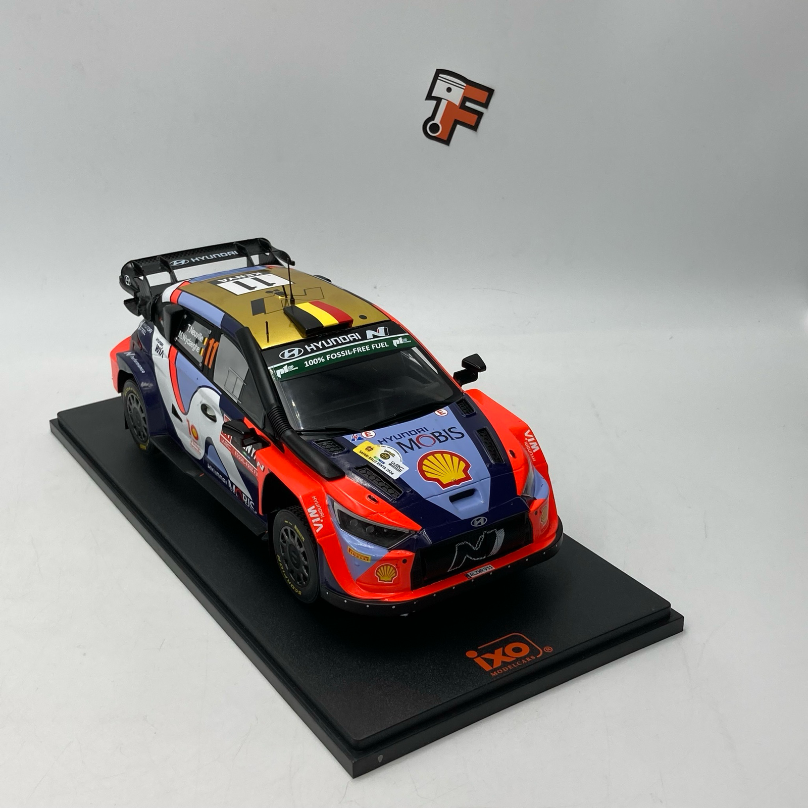 Hyundai i20 N Rally1 Hybrid - Safari Rally Kenya 2024 - Thierry Neuville #11 - 1/18 IXO – Image 5