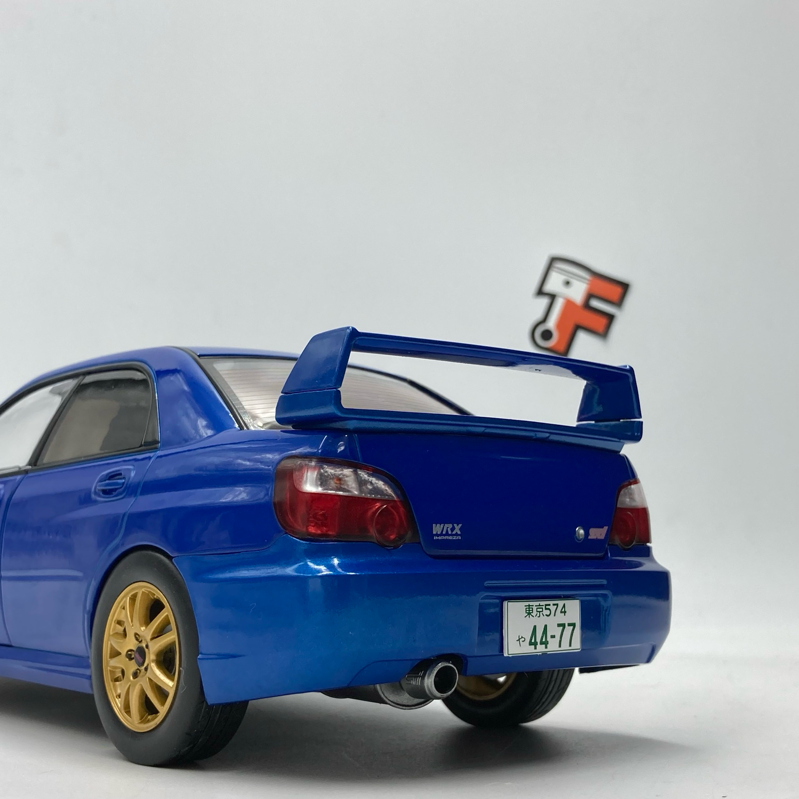 Miniature Solido Subaru Impreza WRX STI 2003 – Bleu Sonic, échelle 1/18, Neuve