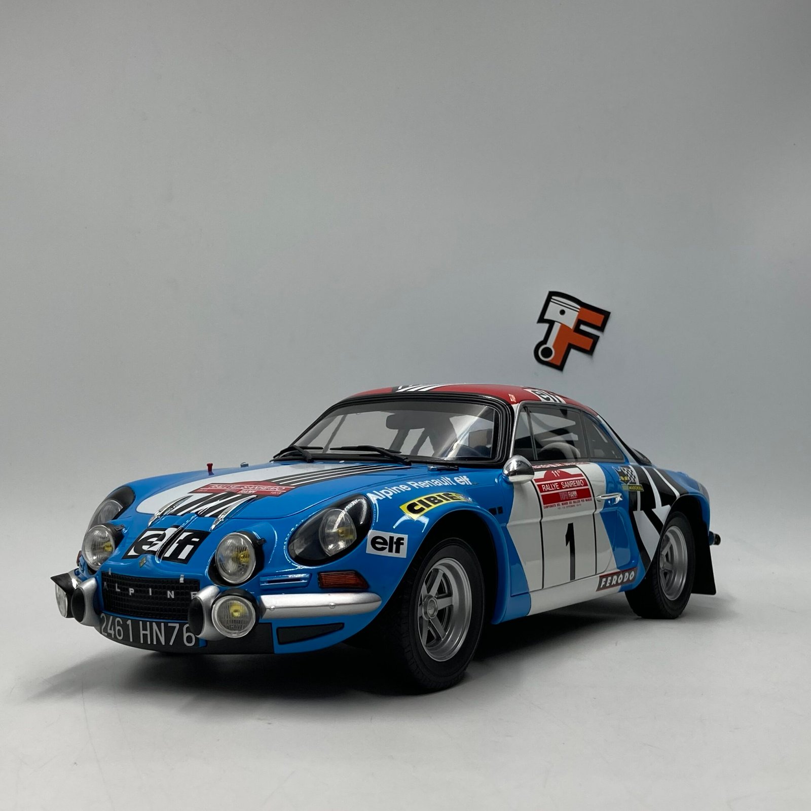 Alpine A110 1800 #1 Rallye San Remo 1973 1/12 – Image 3